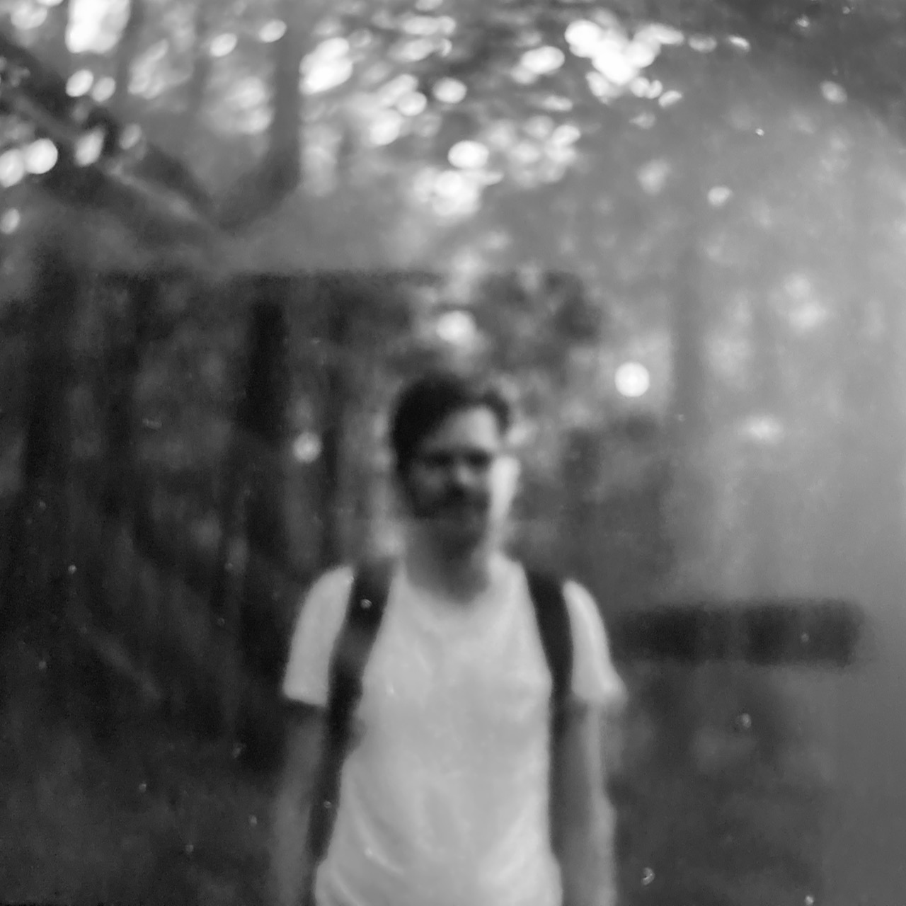 Blurry picture of me in Potsdam, Germany